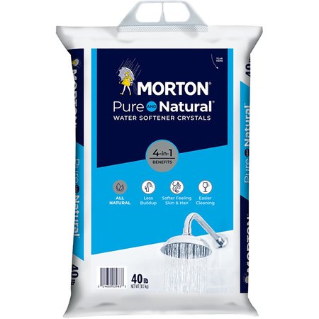 MORTON SALT Morton Pure And Natural Water Softener Salt Crystal 40 lb 4983